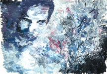 Selbstbildnis, Ölbild (841x594 mm)